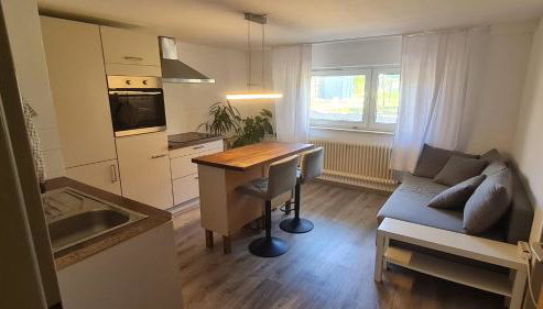 Ferienwohnung in Karlsbad - Photo 2, stove, minibar