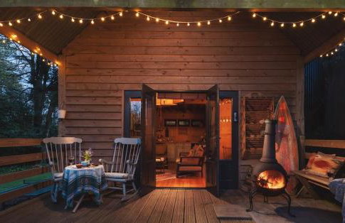 The Beech Hut, Wood Fired Hot Tub, St Kew Escapes - Foto 8