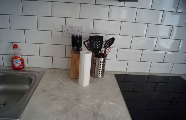 Bright & Stylish 1-bed Apt W/free Parking & Wi-fi - Foto 21