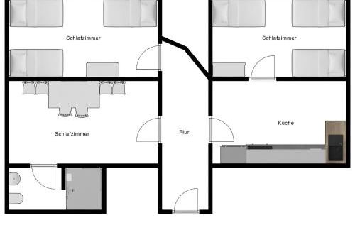 T&K Apartments - Herne - comfortable 1-3 room apartments - Foto 46