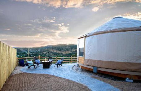 Yurt Overlook #3 with AC and Private Bath 2 Kings - Foto 13