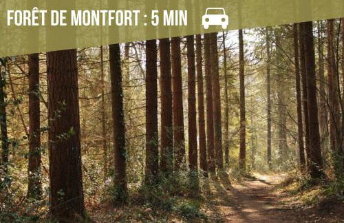 Studio les 2 fées - Jacuzzi - Forêt de Brocéliande - Foto 23