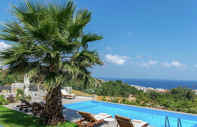 Infinity Pool Villa With Sea Views Near Rethymno City & Beach and Shaded BBQ - Foto 23