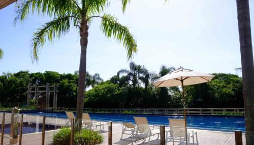 Essence Life Residence com Vista Mar, apartamento completo com 2 quartos em Condomínio Clube a 100 metros da Praia do Campeche, Florianópolis - Foto 5, sunbed