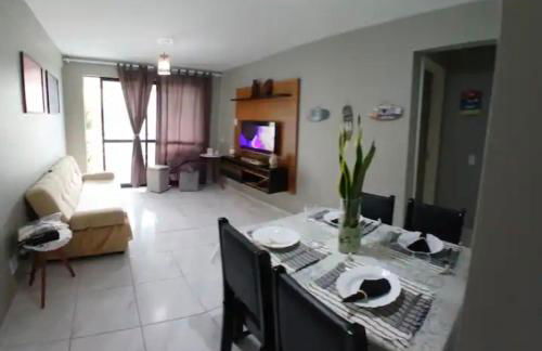 Lindo apart na Praia do Futuro com 2 suítes - Foto 1