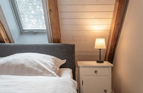 Traumhafte Ferienwohnung am Park, großer Balkon, voll ausgestattete Küche, Schreibtisch, WiFi, Smart TV, Carport, Wallbox, Fahrräder - Foto 43