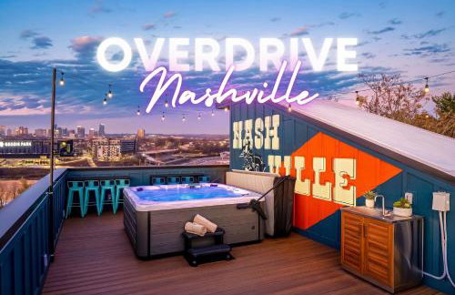 Luxury Hot tub Rooftop Deck Game Room Nashville - Foto 2