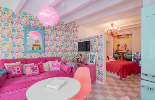 La Suite Años 50 La casa Barbie, bañera y chimenea de leña - Foto 8
