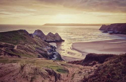 Stunning beach view apartment in Langland - Foto 30