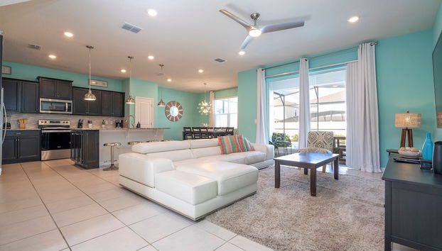 Windsor Island 5BR Waterpark Free - Foto 3, Habitación