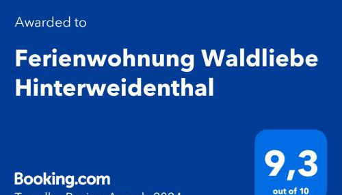 Ferienwohnung Waldliebe Hinterweidenthal - Foto 2