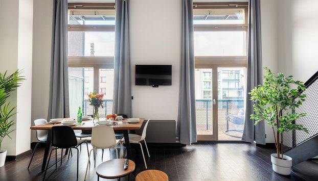 Family loft-apart with balcony in Prague - Foto 5, Habitación