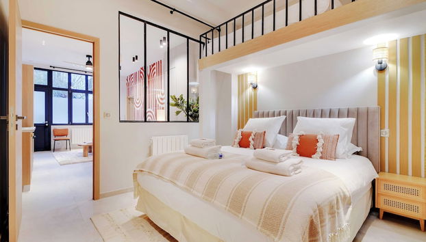 Charming Apartment - 2br/7p - Sacre-coeur / Ramey I - Foto 2, Habitación