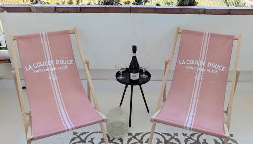 Studio Vue mer, Piscine, Wifi, Climatisation, Parking privé, Terrasse 1ère ligne - La Coulée Douce - Foto 5, sunbed