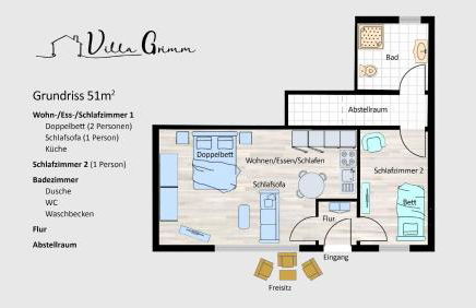 Ferienwohnung Villa Grimm - Foto 24