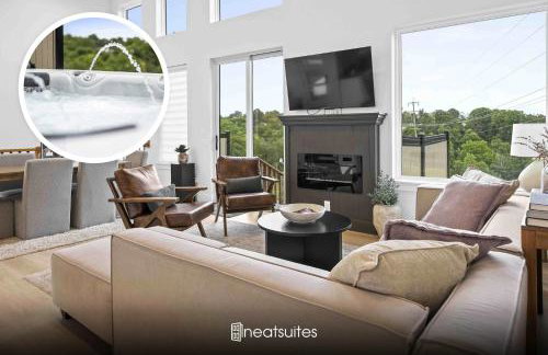 Hot Tub, 3BR for 10, Near Ark, Private Parking - Foto 1