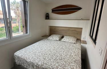 T2 Hyeres La Bergerie vue mer 50 M de la plage - Foto 4