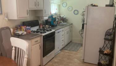 Charleston, SC themed - PRIVATE 1 QUEEN BED 1 BATH APARTMENT 2 FUTONS THAT FOLD OUT FLAT TO SLEEP ON & LEATHER LOVE SEAT GAS LOGS IN LIVING ROOM FULL KITCHEN POKER BUMPER POOL TABLE CONVENIENTLY LOCATED IN COLUMBIA SOUTH CAROLINA 1 QUEEN BED & 2 SOFA BEDS - Foto 5, stove, dishwasher