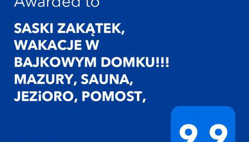 SASKI ZAKĄTEK, WAKACJE W BAJKOWYM DOMKU!!! MAZURY, SAUNA, JEZiORO, POMOST, - Foto 2