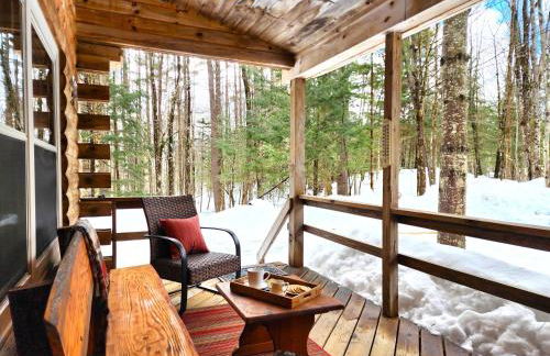 Stylish Forest Lodge with Large Hot Tub, Firepit and Fireplace minutes to Gore Mountain - Foto 3