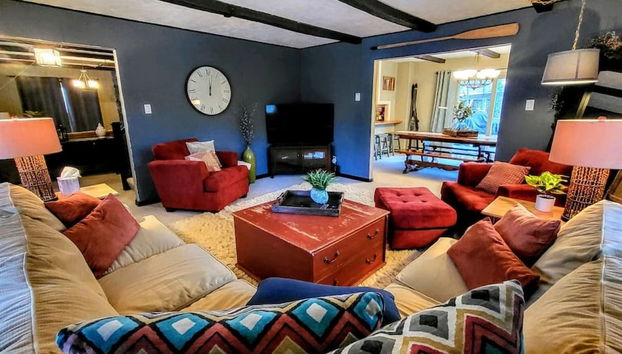 Double Diamond Lodge by Avantstay Group Escape w Firepit Patio Activities - Foto 5, Habitación