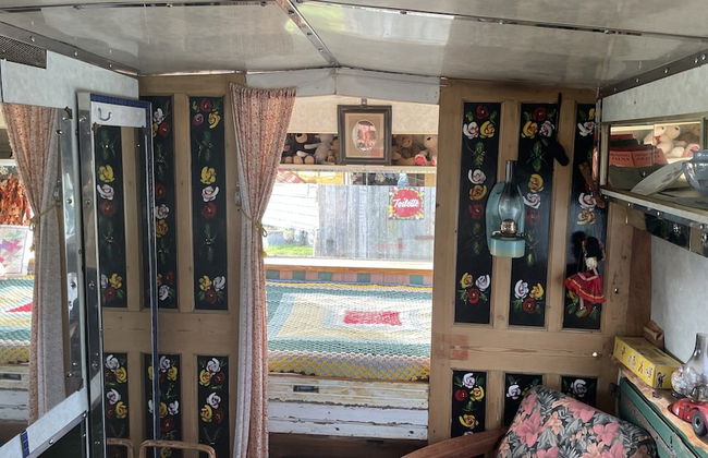 2 x Double Bed Glamping Wagon at Dalby Forest - Foto 9