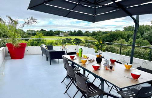 La Villa Océane, Elegante, Plages, GR34, 2-8 pers - Foto 4