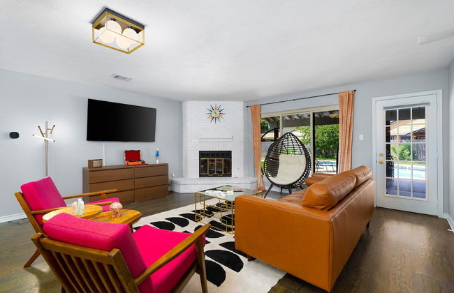 70s House Fun 6 Bedroom Pool Game Room - Foto 27