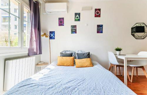 Charmant studio cosy climatisé et parking securisé à proximité du centre ville de lyon - Photo 10