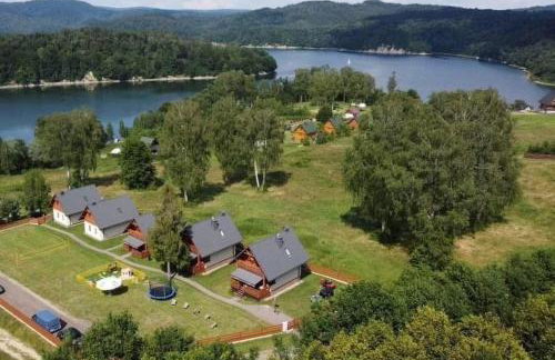 BIESZCZADZKI RAJ z prywatną działką przy linii brzegowej Jeziora Solińskiego Sauna Basen sezonowy - Foto 16