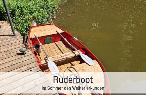 Bootshaus Froschkönig übernachten über dem Weiher - Foto 15