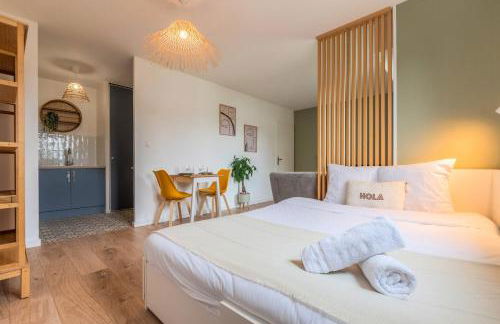 Studio calme avec parking, proche métro - Foto 9