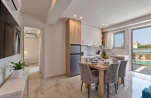 Modern Family apartment Ewa with pool, dining area on Crete coast - Photo 8