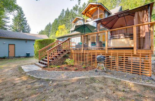 Historic Mapleton Cottage with River Views and Hot Tub - Foto 20