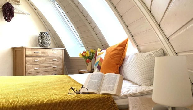 Kugelhaus Tamika - Sauna, Whirlpoolwanne und Kamin am Tollensesee - Foto 3, Zimmer