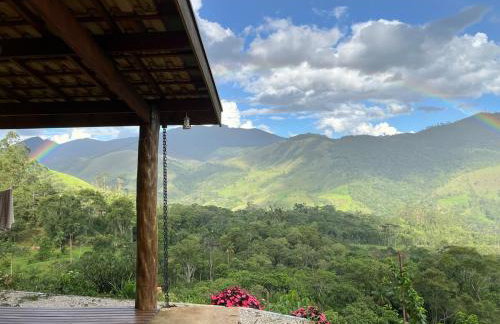 Chalé Bem-te-vi Vista espetacular da Serra da Mantiqueira - Foto 17