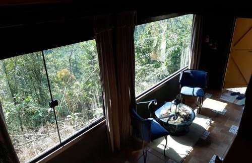 Chalé Pakere Montebello Lumiar - lareira, wi-fi, sauna, piscina - vista incrível - locação do chalé sem prestação de serviços - Foto 21