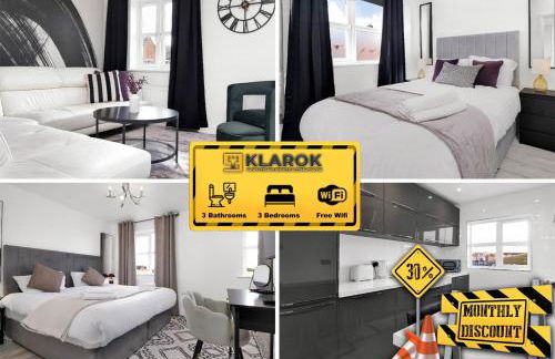 Super King Suite Large 3 bed Amenities Long Term - Foto 1