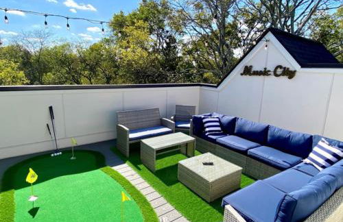 East Nashville Townhome 5min to Grand Ole Opry! Rooftop Deck, Grill, TV and Golf - Foto 1
