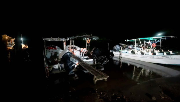 Night Tour of the Manialtepec Lagoon - Photo 2, The boats in Manialtepec
