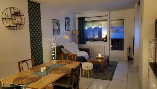 Studio avec petit balcon et cheminée - Grand Massif - Foto 1