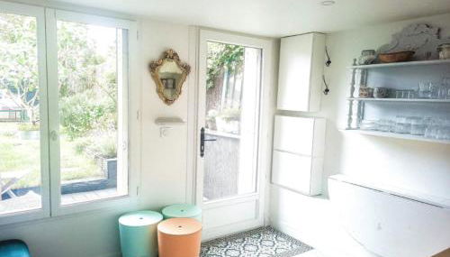 La Fremille T2 - 1br - 400m gare Versailles Paris - Piscine Terrasse Parking - Foto 3, Garden view