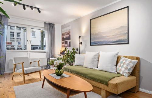 EDLER WOHNRAUM Elegantes Apartment mit Balkon, Boxspringbett, Kaffeevollautomat, Lift & Parkplatz - Foto 2