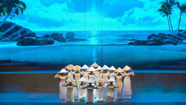 Una de las escenas del Charming Danang Show