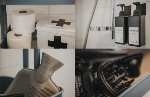 JOBOSTAYS - LINDEN Family Apartment Oldenburg - sehr geräumig 110m2 - Terrasse mit Gartenblick - voll ausgestattete Küche - 2 Bäder - Babybett - 10 Min zu Fuß zum Bahnhof - kostenloses WLAN - Parkplatz - kontaktfreier Check-In - Photo 59