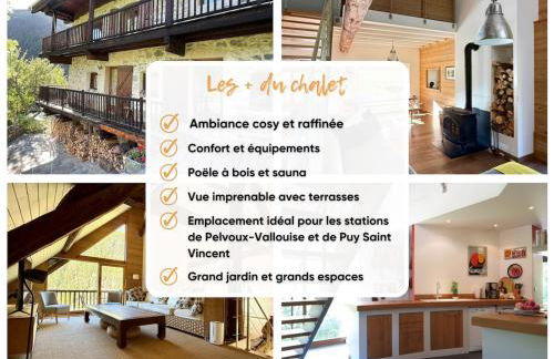 Magnifique maison d'architecte avec sauna - Puy St Vincent & Pelvoux Vallouise - Foto 4