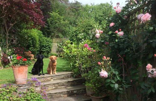 Hollyhocks Cottage surrounded by beautiful Cornish countryside. - Foto 9