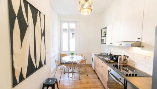 La Bohème, appartement chaleureux et décoré avec goût - Foto 3, stove