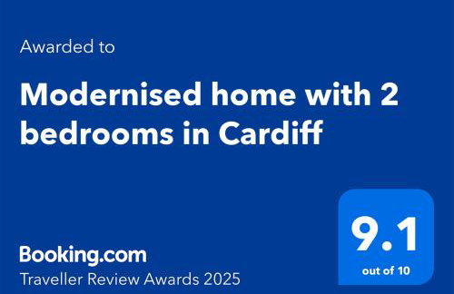Modernised home with 2 bedrooms in Cardiff - Foto 1