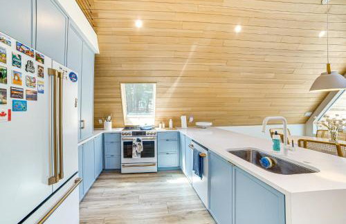 A-Frame Cabin with Deck Near Cedar Creek Lake - Foto 7